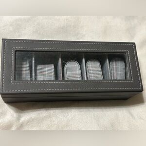 Gray Display Watch Box